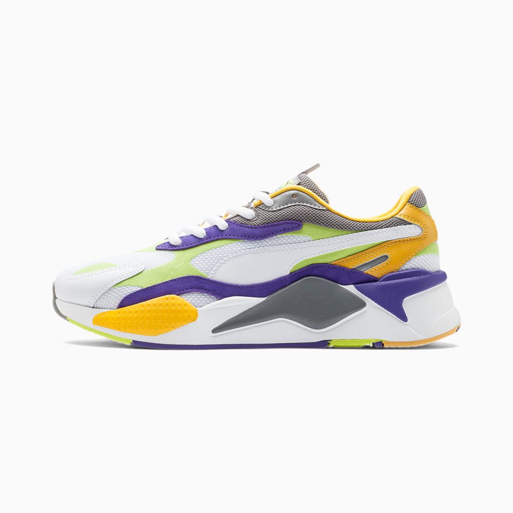 Puma RS-X³ Level Up Férfi Sportcipő - Fehér/Világos Zöld ( Hungary - NGOPY1548 )